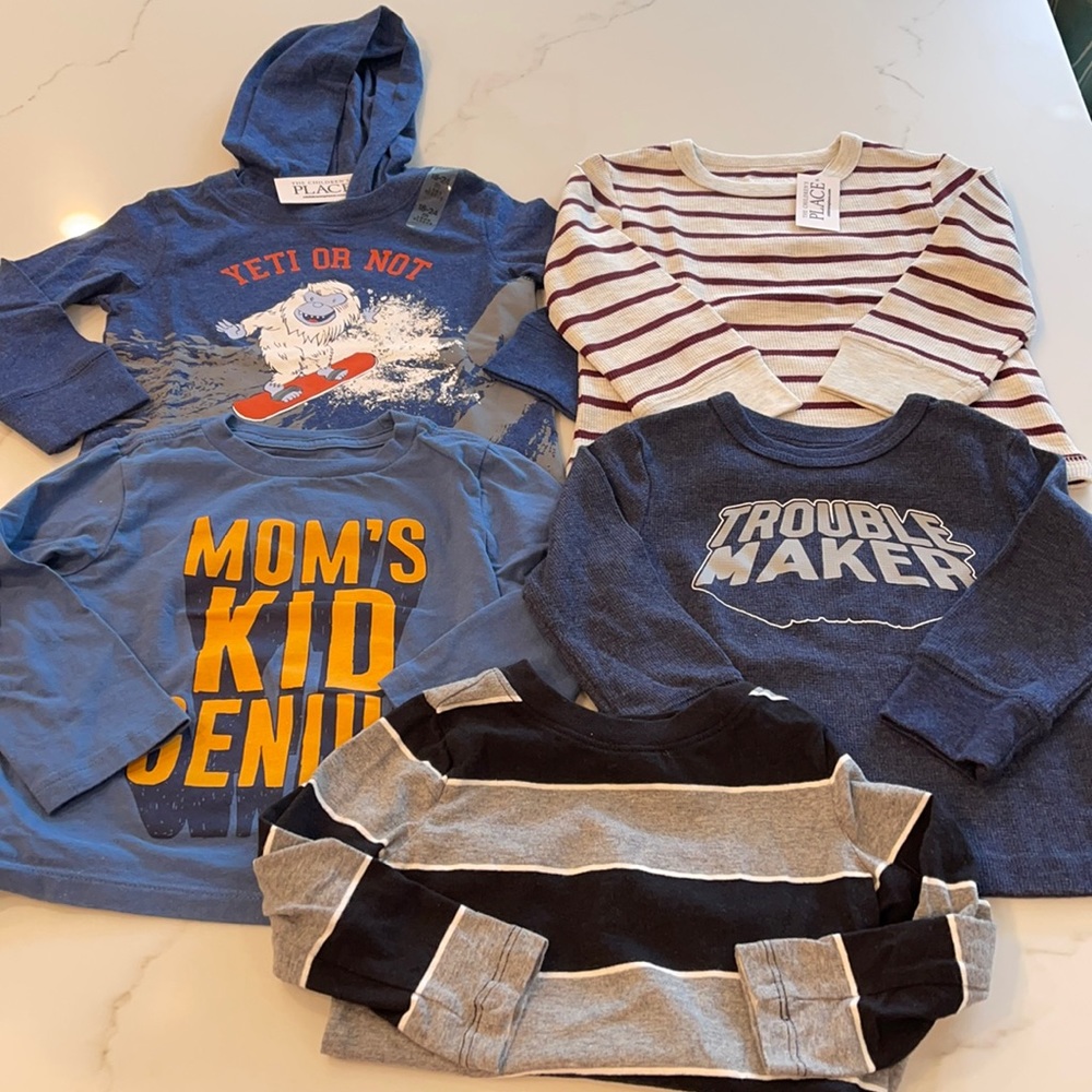 Toddler Boy T-shirt Bundle size 18/24m